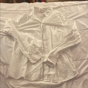 GAP White Button Down Shirt for Women